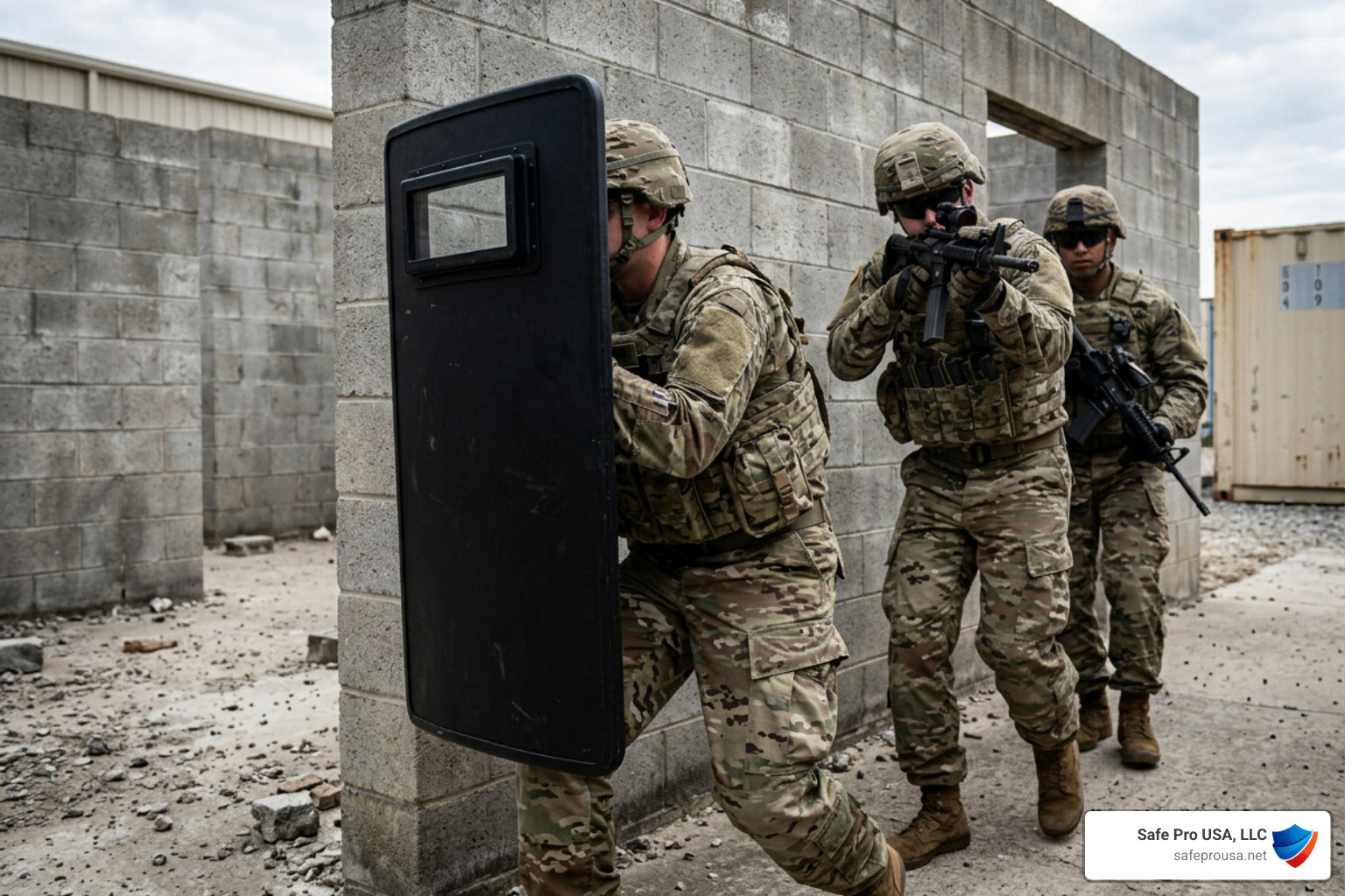 Move Fast and Stay Safe with Military Portable Shields