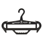 Black hanger with 'Tough Hook' branding on a white background