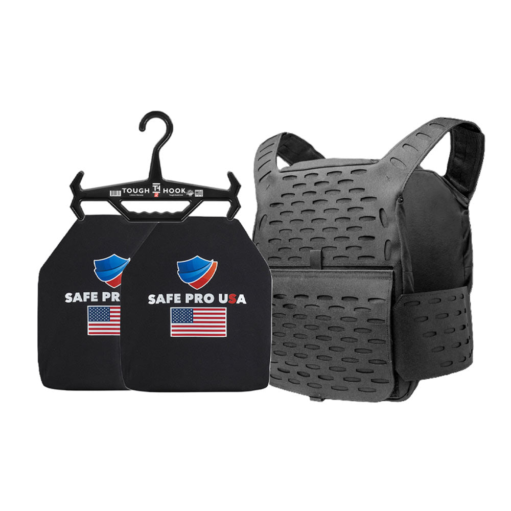 KORE Active Shooter Kit Level III+ SP17 Plates + Gunnar Carrier + Tough Hook Hanger