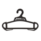 Black hanger with 'Rhino Hanger' branding on a white background